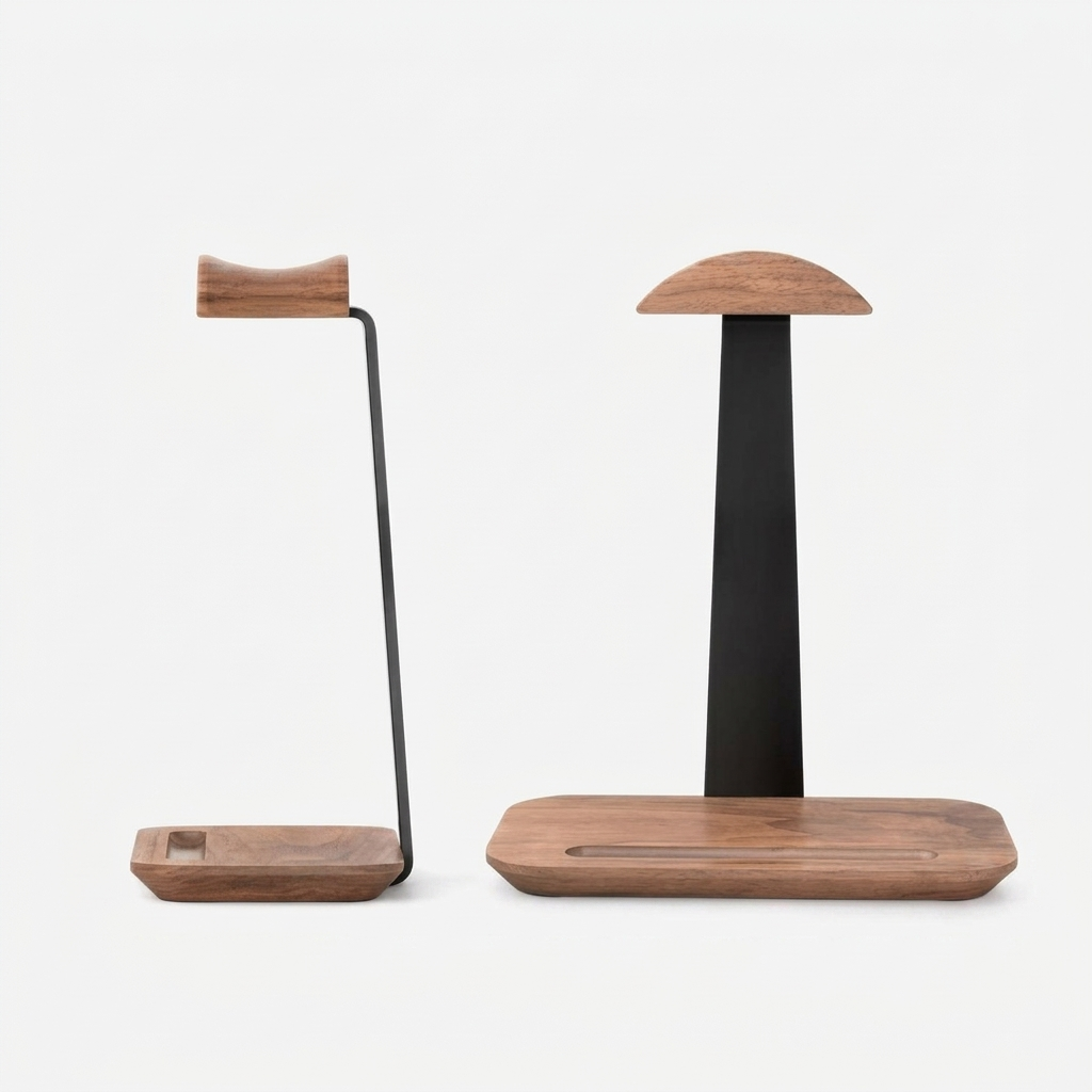 Suporte de Auscultadores No. 06 | Walnut & Pen Slot