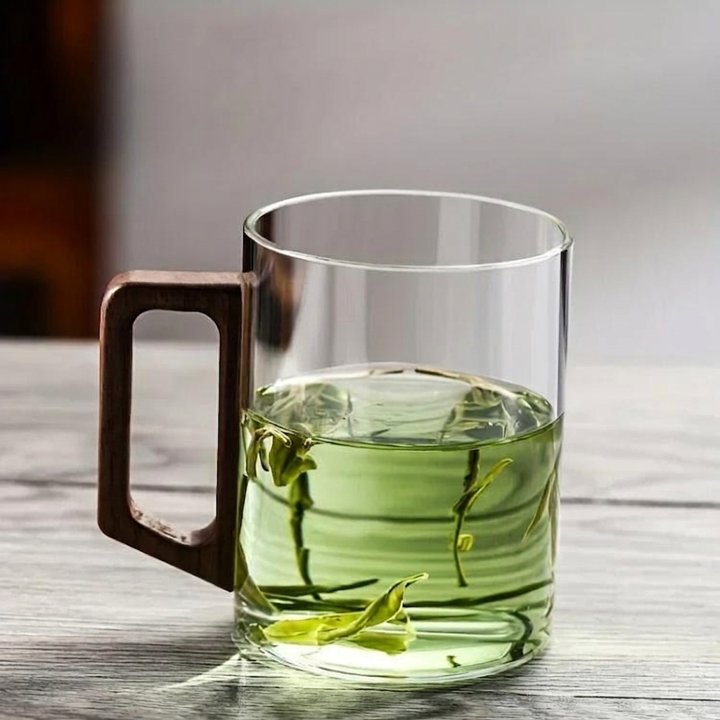 Caneca No. 05 | Vidro & Madeira