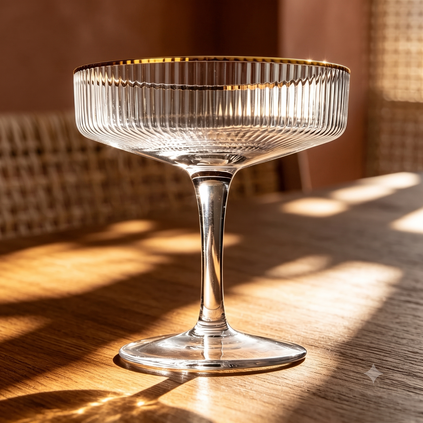 Taça de Cocktail No. 08 | Ribbed Coupé