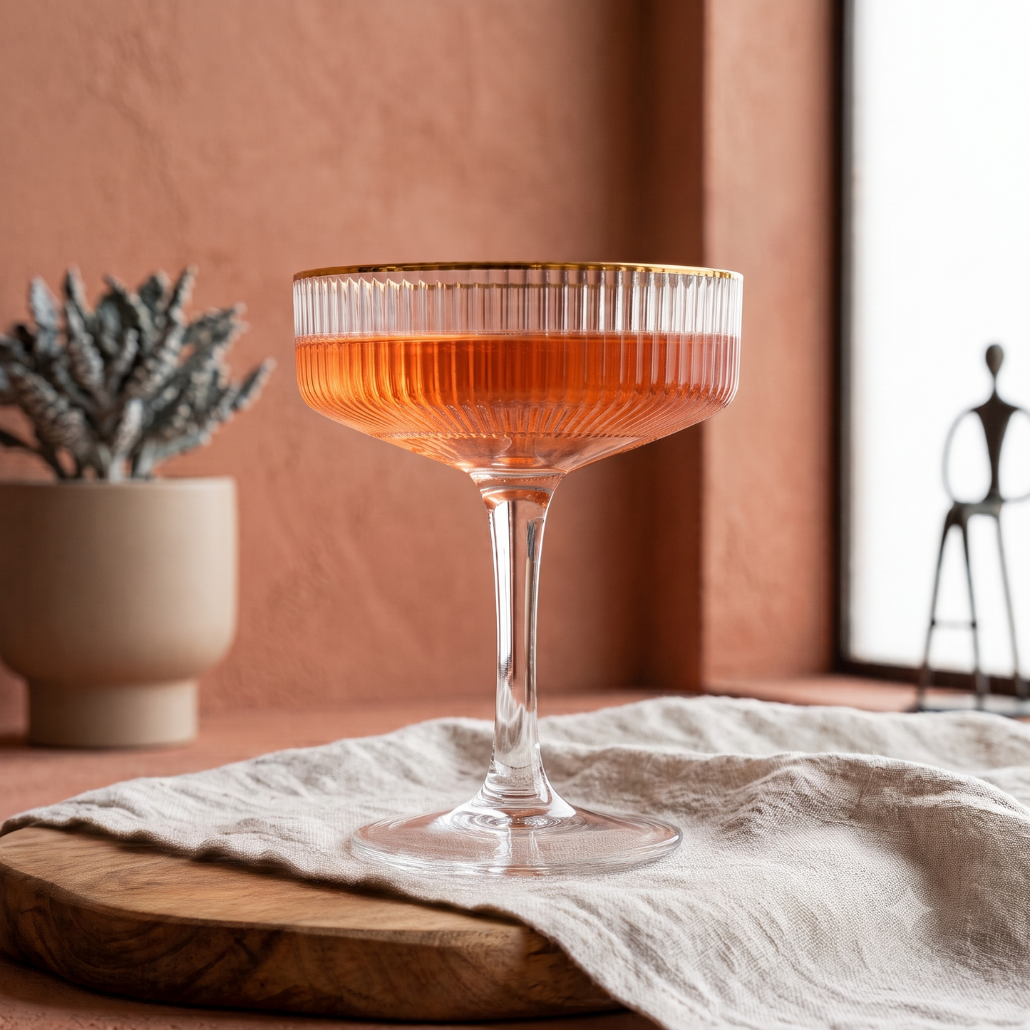Taça de Cocktail No. 08 | Ribbed Coupé