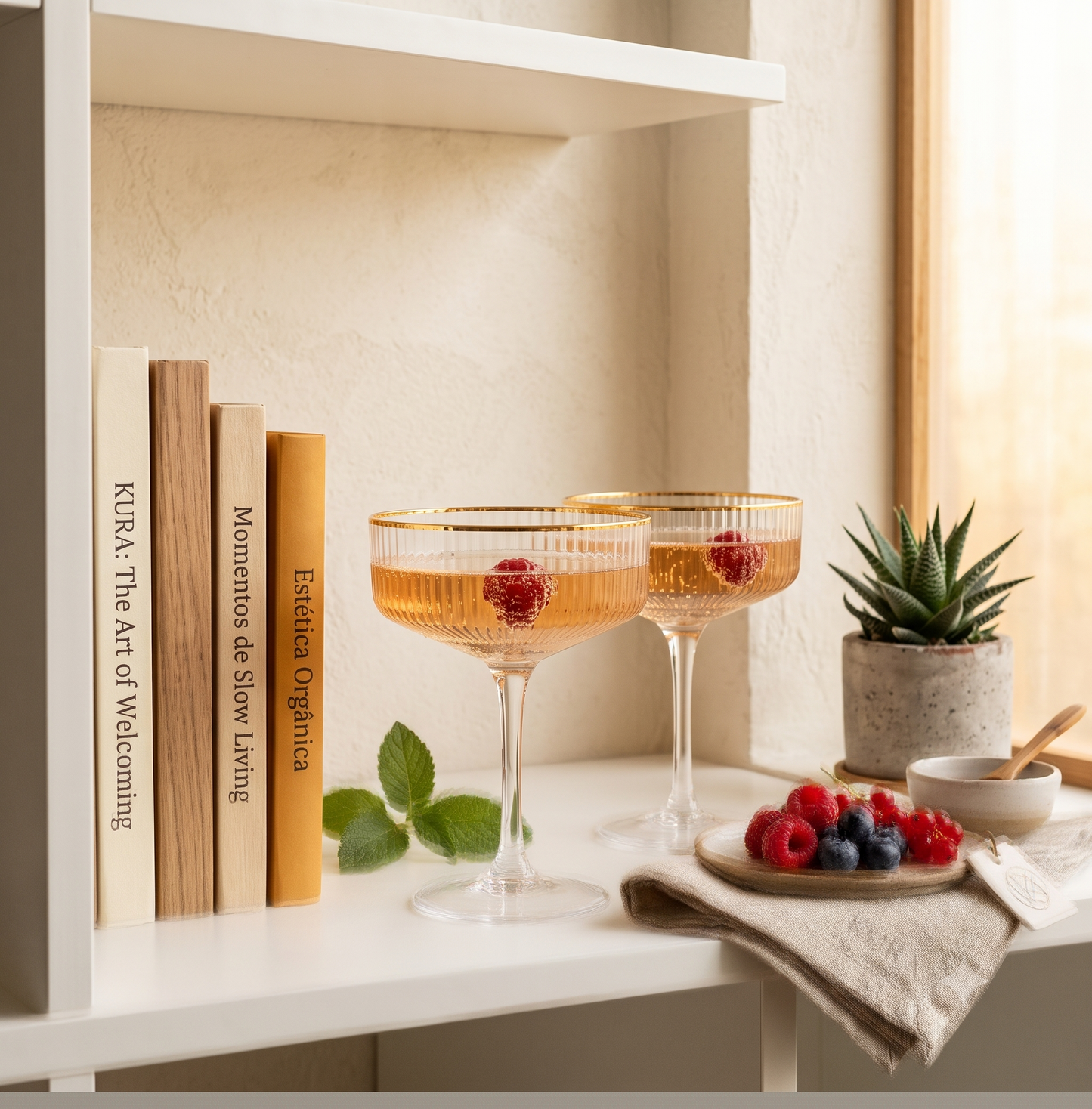 Taça de Cocktail No. 08 | Ribbed Coupé