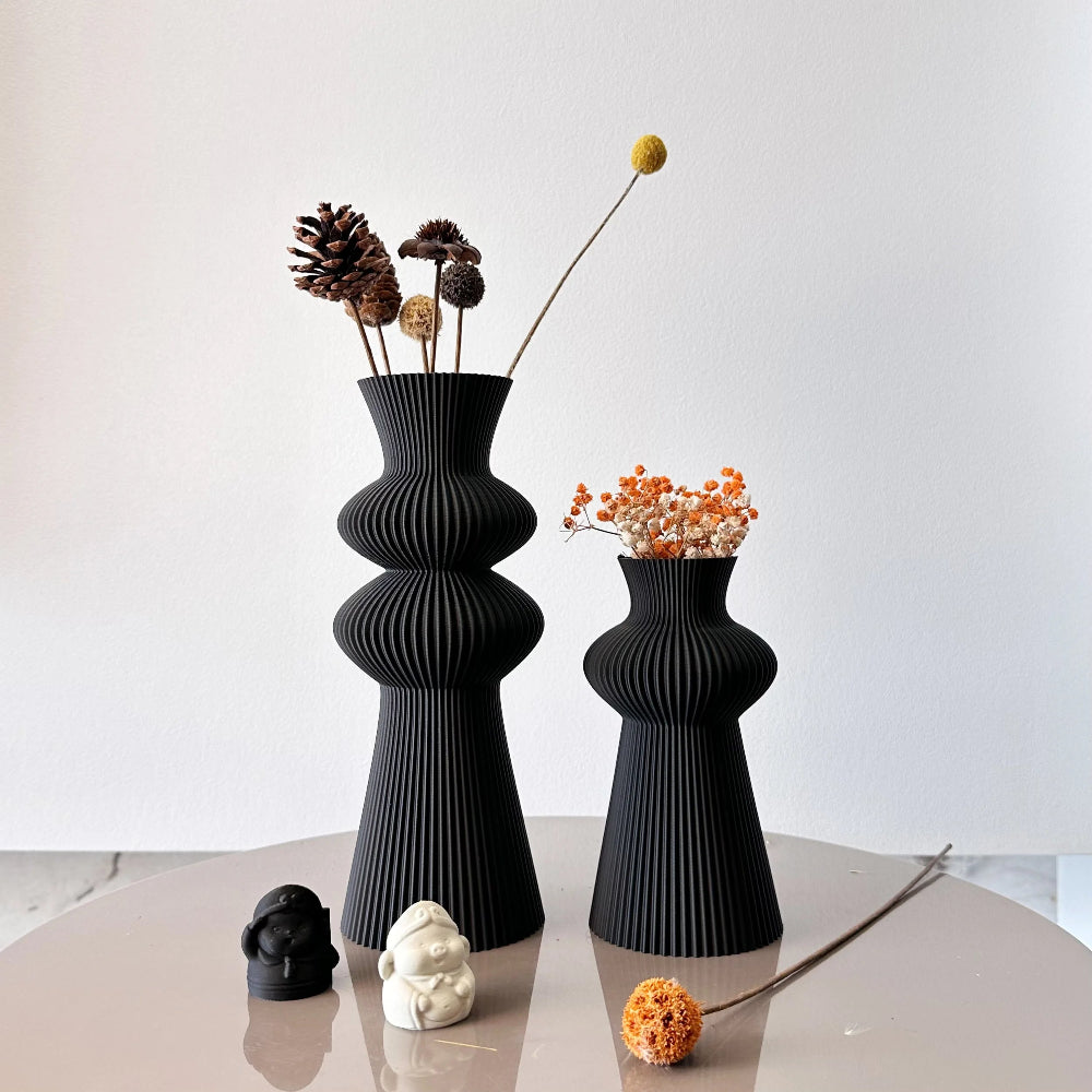 Duo de Jarras No. 170 | Corrugated Wave
