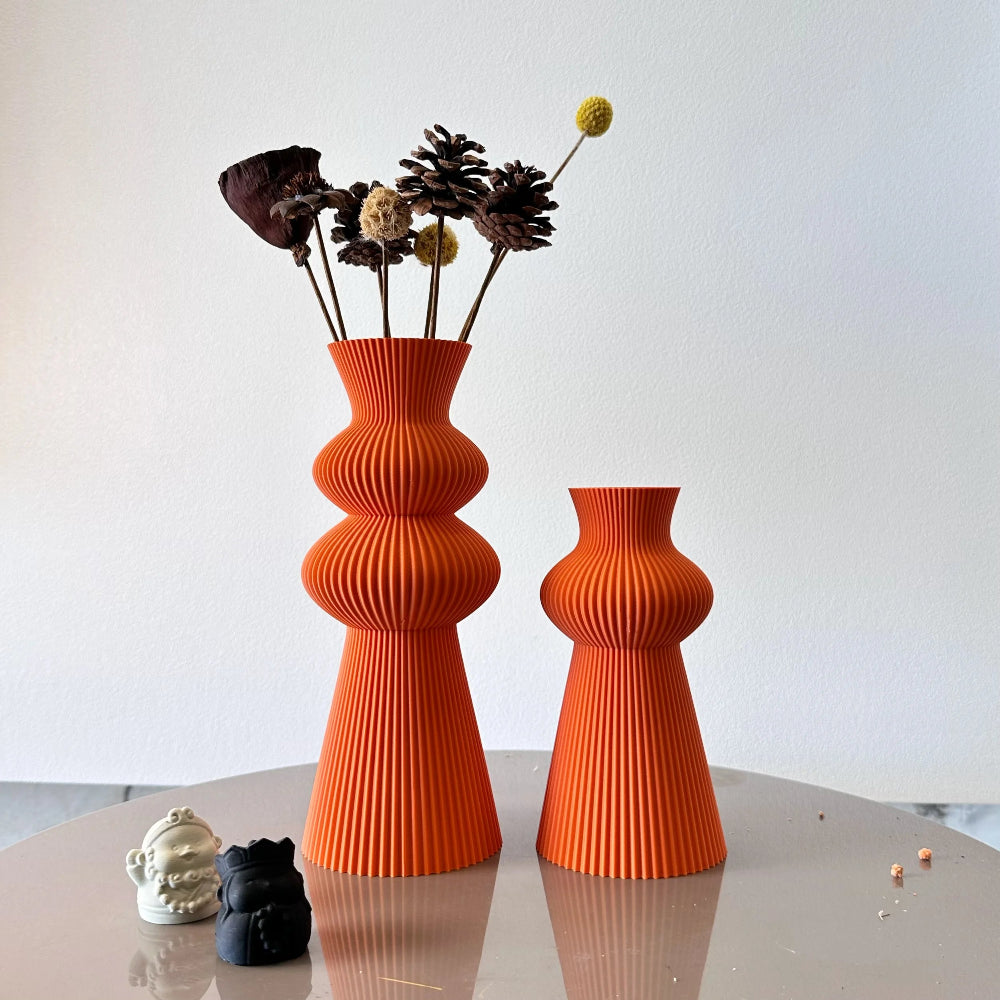 Duo de Jarras No. 170 | Corrugated Wave