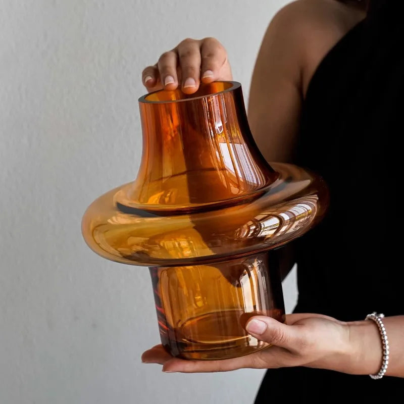 Jarra de Vidro Âmbar No. 177 | Halo Amber