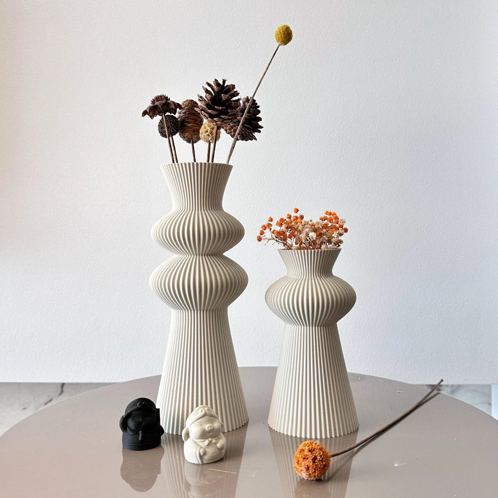 Duo de Jarras No. 170 | Corrugated Wave