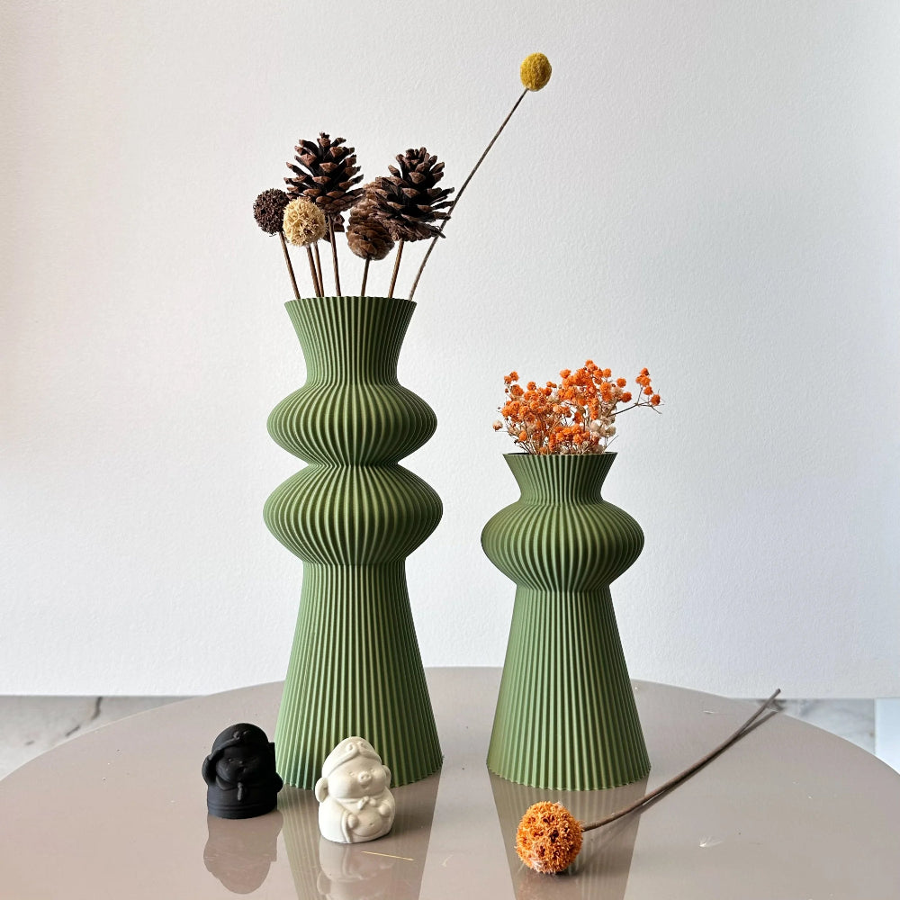 Duo de Jarras No. 170 | Corrugated Wave