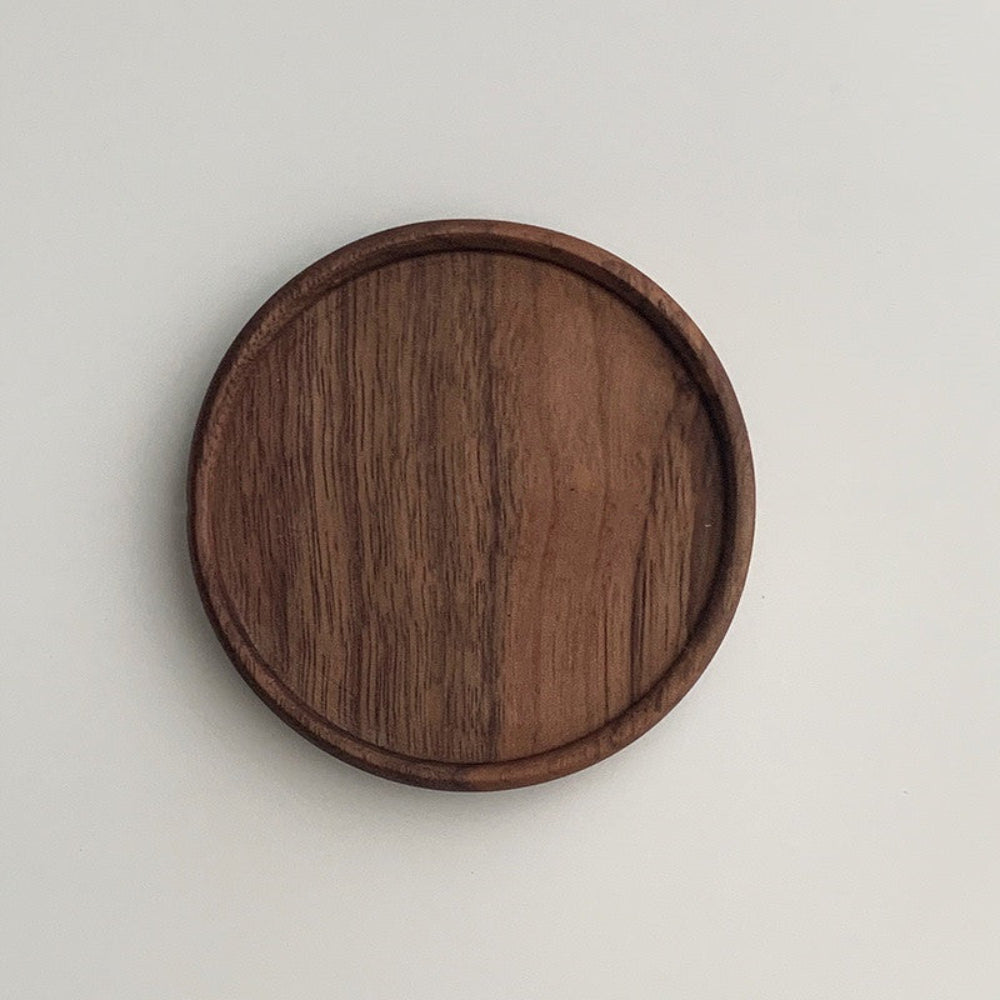 Base para Copos No. 16 | Walnut Zen (Set de 4)